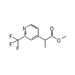 Methyl 2-[2-(Trifluoromethyl)pyridin-4-yl]propanoate