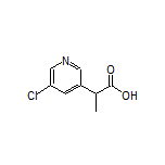 2-(5-Chloropyridin-3-yl)propanoic Acid