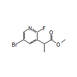 Methyl 2-(5-Bromo-2-fluoropyridin-3-yl)propanoate