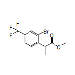 Methyl 2-[2-Bromo-4-(trifluoromethyl)phenyl]propanoate