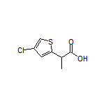 2-(4-Chlorothiophen-2-yl)propanoic Acid