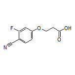 3-(4-Cyano-3-fluorophenoxy)propanoic Acid