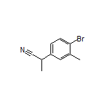 2-(4-Bromo-3-methylphenyl)propanenitrile