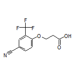 3-[4-Cyano-2-(trifluoromethyl)phenoxy]propanoic Acid