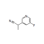 2-(5-Fluoropyridin-3-yl)propanenitrile