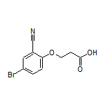 3-(4-Bromo-2-cyanophenoxy)propanoic Acid