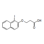 3-[(1-Iodo-2-naphthyl)oxy]propanoic Acid