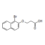 3-[(1-Bromo-2-naphthyl)oxy]propanoic Acid