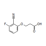 3-(2-Cyano-3-fluorophenoxy)propanoic Acid