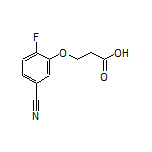 3-(5-Cyano-2-fluorophenoxy)propanoic Acid