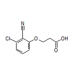 3-(3-Chloro-2-cyanophenoxy)propanoic Acid