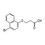 3-[(4-Bromo-1-naphthyl)oxy]propanoic Acid