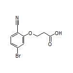 3-(5-Bromo-2-cyanophenoxy)propanoic Acid