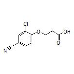 3-(2-Chloro-4-cyanophenoxy)propanoic Acid