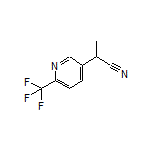 2-[6-(Trifluoromethyl)pyridin-3-yl]propanenitrile