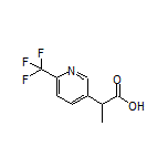 2-[6-(Trifluoromethyl)pyridin-3-yl]propanoic Acid