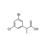 2-(3-Bromo-5-chlorophenyl)propanoic Acid