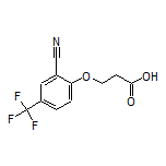 3-[2-Cyano-4-(trifluoromethyl)phenoxy]propanoic Acid