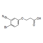 3-(4-Bromo-3-cyanophenoxy)propanoic Acid