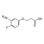 3-(3-Cyano-4-fluorophenoxy)propanoic Acid