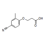 3-(4-Cyano-2-methylphenoxy)propanoic Acid