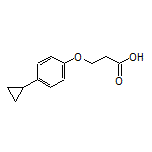 3-(4-Cyclopropylphenoxy)propanoic Acid