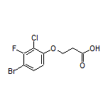 3-(4-Bromo-2-chloro-3-fluorophenoxy)propanoic Acid