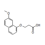 3-[(7-Methoxy-1-naphthyl)oxy]propanoic Acid