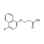 3-[(4-Fluoro-1-naphthyl)oxy]propanoic Acid