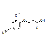 3-(4-Cyano-2-methoxyphenoxy)propanoic Acid