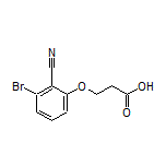 3-(3-Bromo-2-cyanophenoxy)propanoic Acid