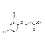 3-(4-Chloro-2-cyanophenoxy)propanoic Acid