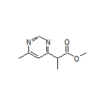 Methyl 2-(6-Methylpyrimidin-4-yl)propanoate