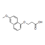 3-[(6-Methoxy-1-naphthyl)oxy]propanoic Acid