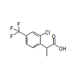 2-[2-Chloro-4-(trifluoromethyl)phenyl]propanoic Acid