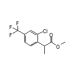 Methyl 2-[2-Chloro-4-(trifluoromethyl)phenyl]propanoate