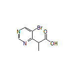 2-(5-Bromopyrimidin-4-yl)propanoic Acid