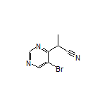 2-(5-Bromopyrimidin-4-yl)propanenitrile