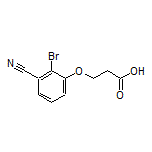 3-(2-Bromo-3-cyanophenoxy)propanoic Acid