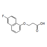 3-[(6-Fluoro-1-naphthyl)oxy]propanoic Acid