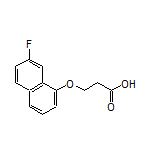 3-[(7-Fluoro-1-naphthyl)oxy]propanoic Acid