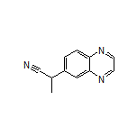 2-(Quinoxalin-6-yl)propanenitrile