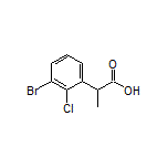 2-(3-Bromo-2-chlorophenyl)propanoic Acid