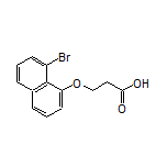 3-[(8-Bromo-1-naphthyl)oxy]propanoic Acid