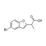 2-(5-Bromobenzofuran-2-yl)propanoic Acid