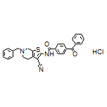 4-Benzoyl-N-(6-benzyl-3-cyano-4,5,6,7-tetrahydrothieno[2,3-c]pyridin-2-yl)benzamide Hydrochloride