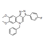 5-Benzyl-3-(4-fluorophenyl)-7,8-dimethoxy-5H-pyrazolo[4,3-c]quinoline