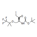 (S)-3-(Boc-amino)-1-iodo-4-[(1,1,1-trifluoro-2-methyl-2-propyl)oxy]-2-butanone