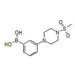 3-[4-(Methylsulfonyl)-1-piperazinyl]phenylboronic Acid