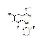 Methyl 5-Bromo-3,4-difluoro-2-[(2-fluorophenyl)amino]benzoate